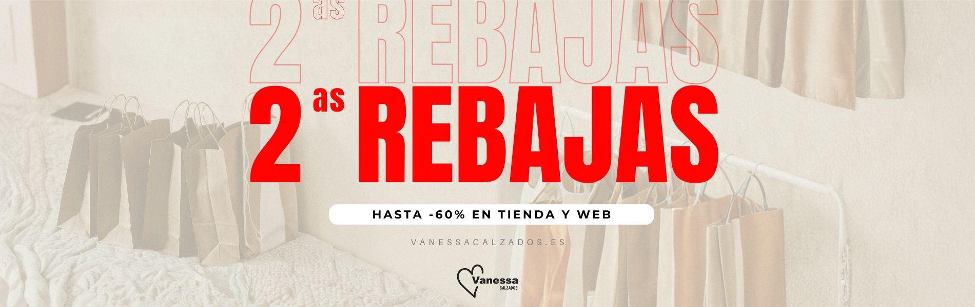 Segundas rebajas Hasta 60% descuento - Vanessa Calzados